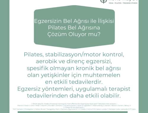 Egzersizin Bel Ağrısı İle İlişkisi “Pilates ve Bel Ağrısı”